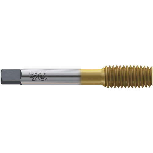 ‎Forming Tap; 9/16″ - 18 ; 3.59″ OAL × 2.66″ LU × 0.429″ Shank Dia. ; HSS-E ; TIN ; H10 ; Series Z3